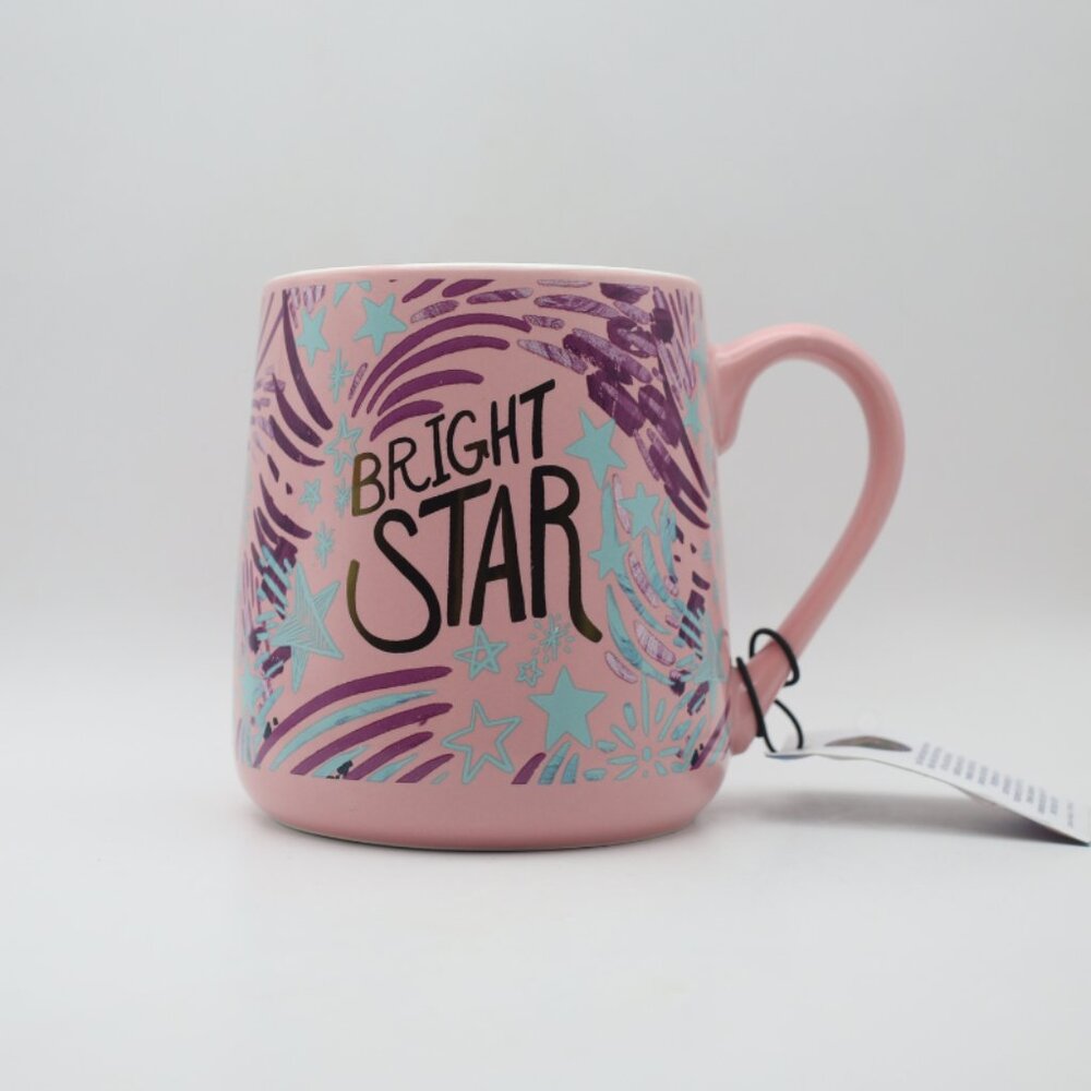 EttaVee ~ New With Tags: Pink BRIGHT STAR Tea/Coffee Mug: Jessi Raulet